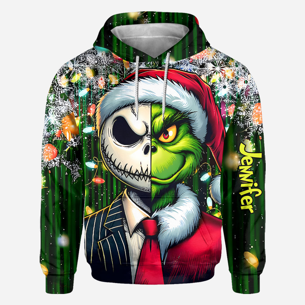 Personalized Grinch All-Over Shirt Custom Gift for Christmas All Over Shirt GradoCreations