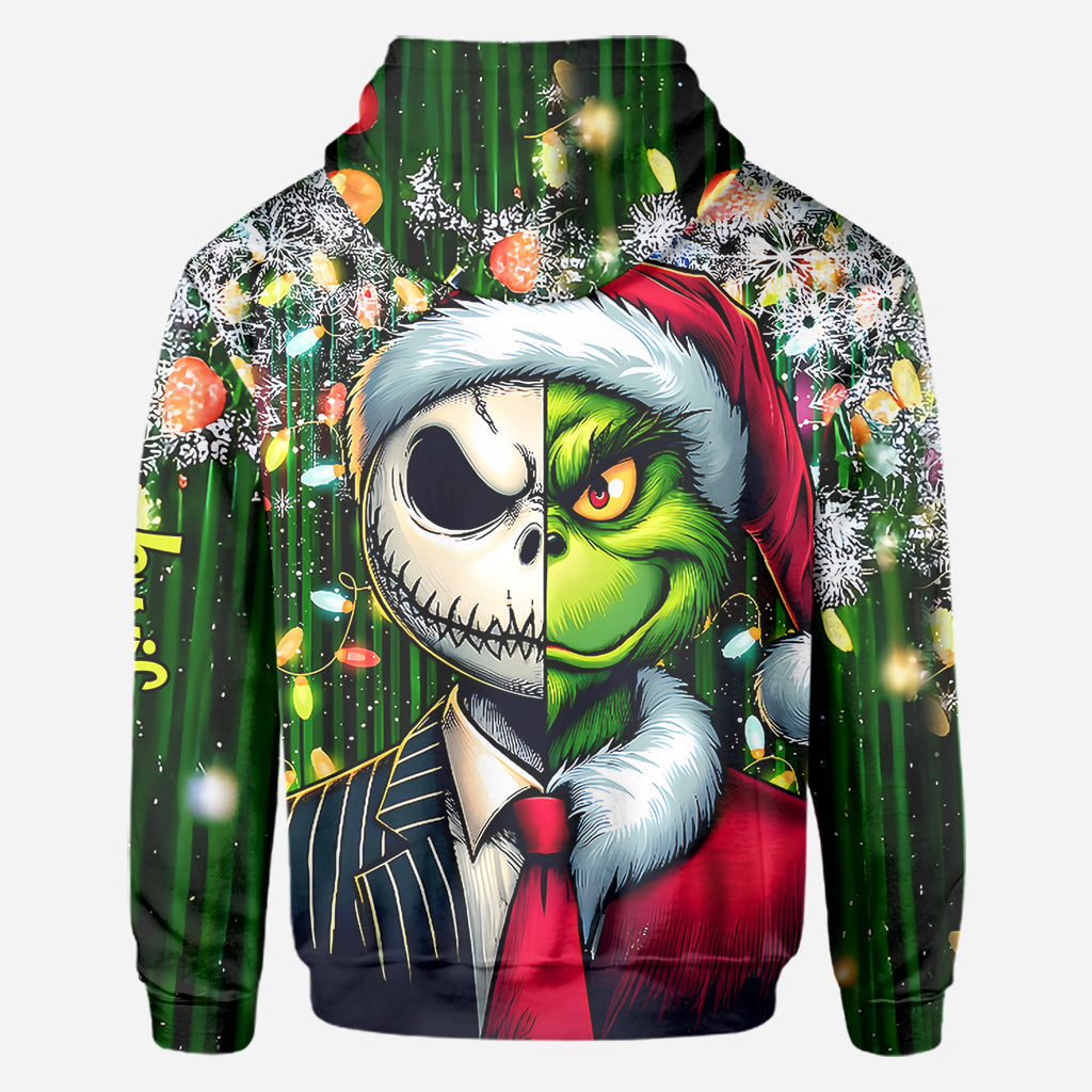 Personalized Grinch All-Over Shirt Custom Gift for Christmas All Over Shirt GradoCreations