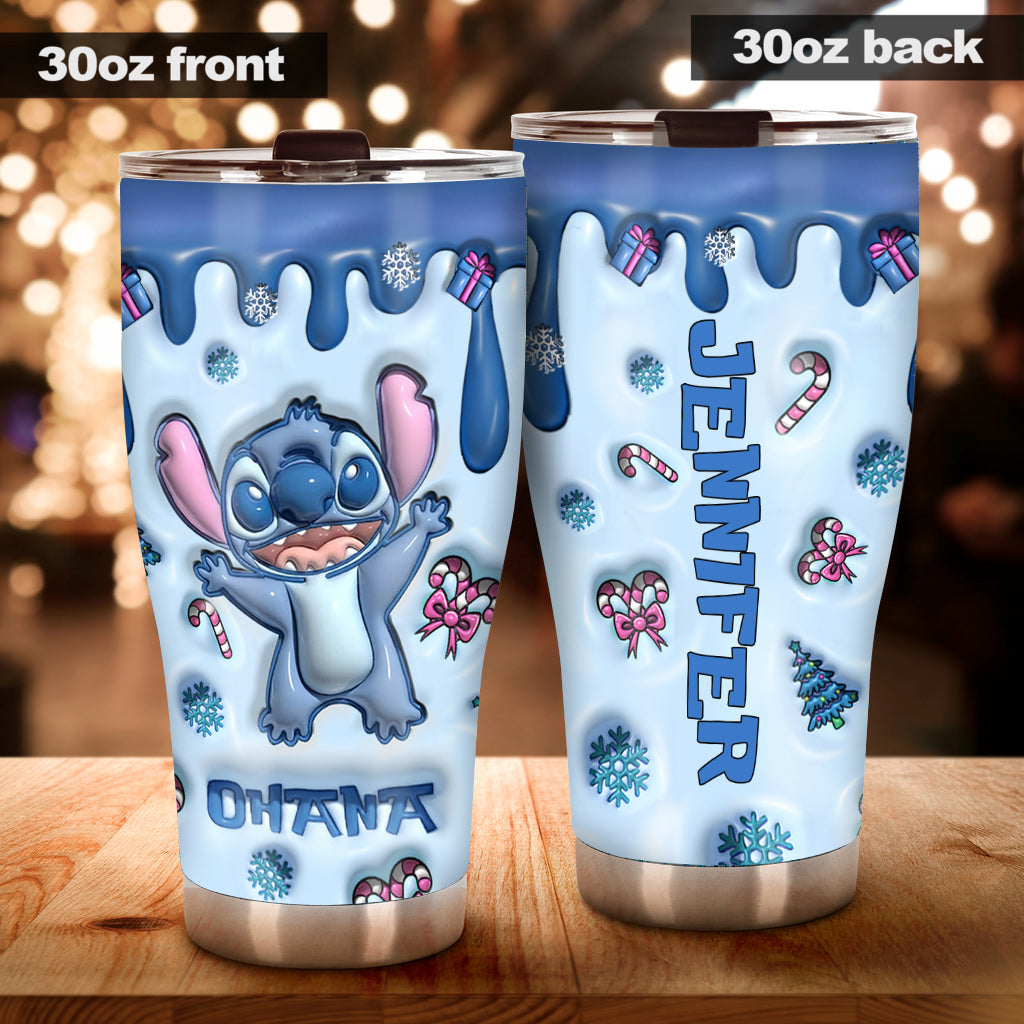 Personalized Ohana Tumbler Custom Name Gift for Birthdays Tumbler GradoCreations