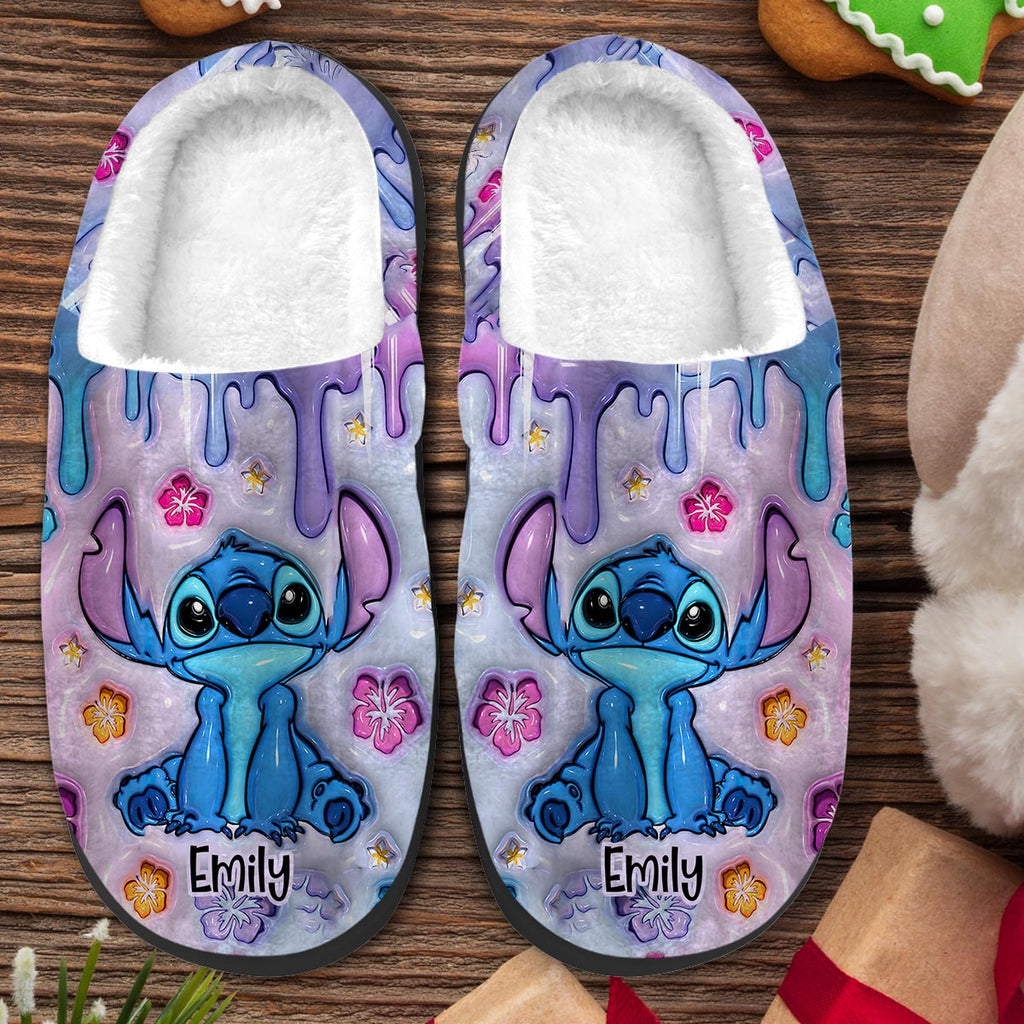 Personalized Ohana Slippers Custom Name Gift for Family Slippers GradoCreations