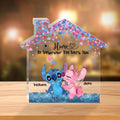 Personalized Couple Acrylic Plaque Gift Home Is Wherever I'm With You Custom Shaped Acrylic Plaque GradoCreations