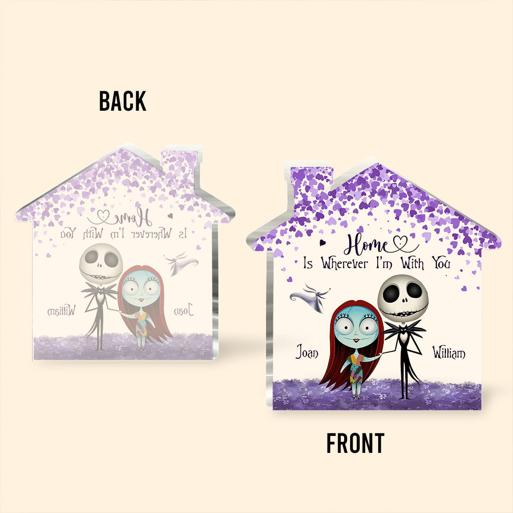 Personalized Couple Acrylic Plaque Custom Love Home Decor Gift Custom Shaped Acrylic Plaque GradoCreations