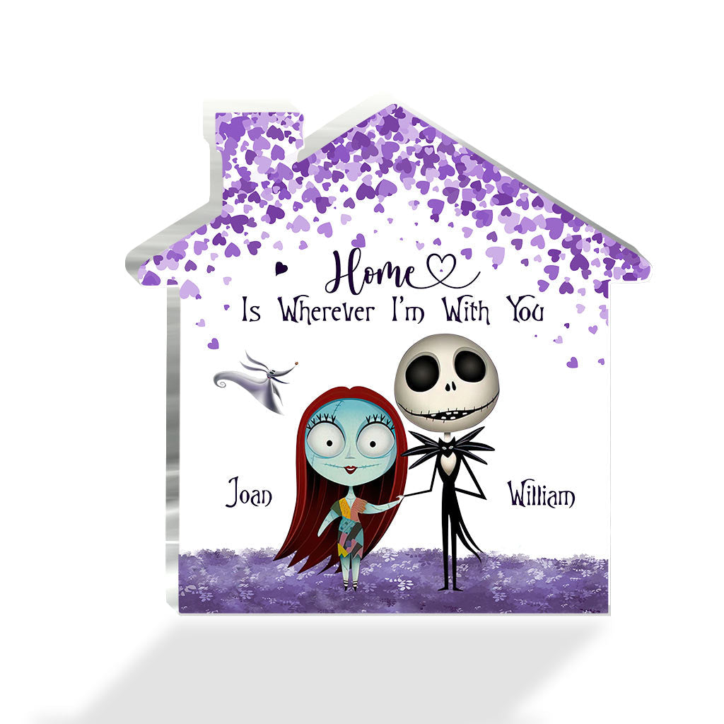 Personalized Couple Acrylic Plaque Custom Love Home Decor Gift Custom Shaped Acrylic Plaque GradoCreations