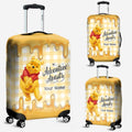 Personalized Winnie the Pooh Luggage Cover Custom Name Travel Gift Luggage Cover GradoCreations