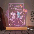 Personalized Ohana Shaped LED Plaque Light Base for Couples Shaped Plaque Light Base GradoCreations