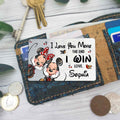 Personalized Metal Wallet Insert Card Custom Message Gift for Partner Wallet Insert Card GradoCreations