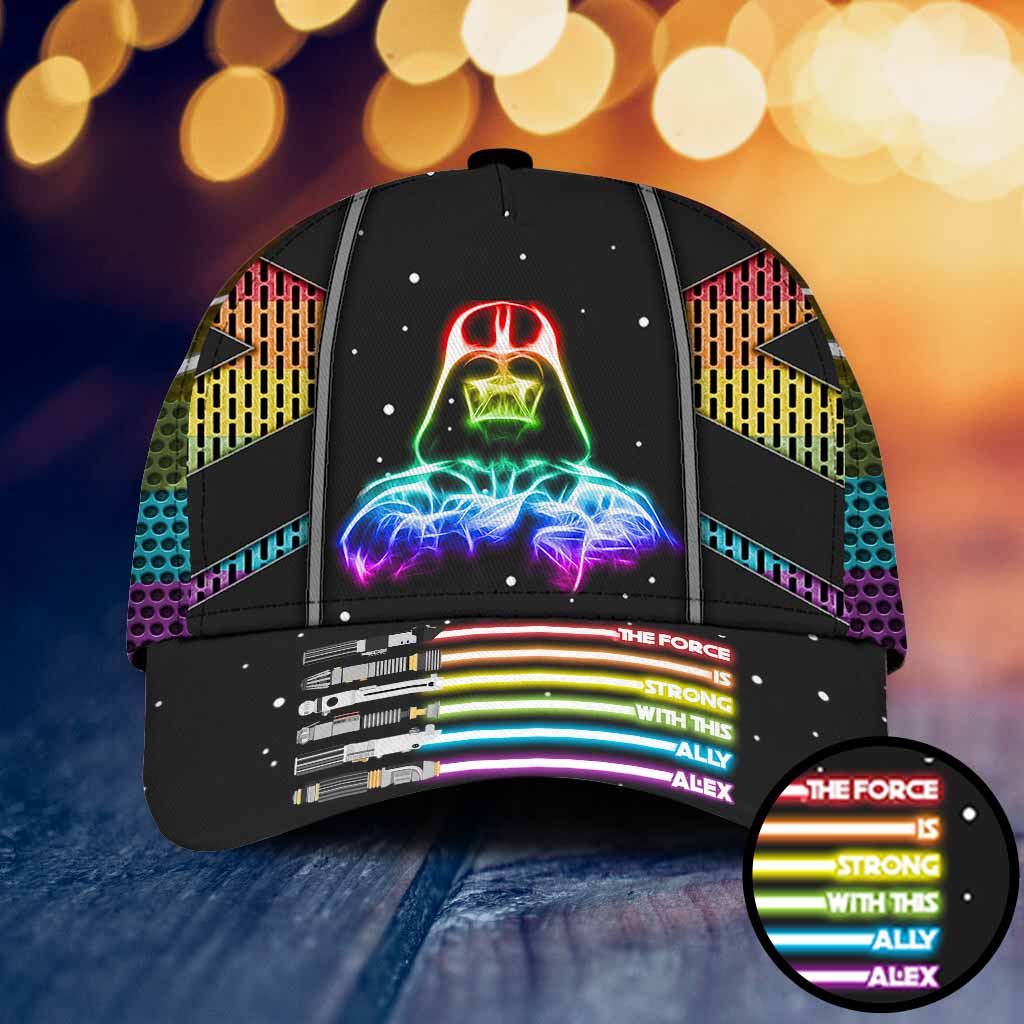 Personalized LGBT Support Cap with Custom Name - Classic Snapback Hat Classic Cap GradoCreations