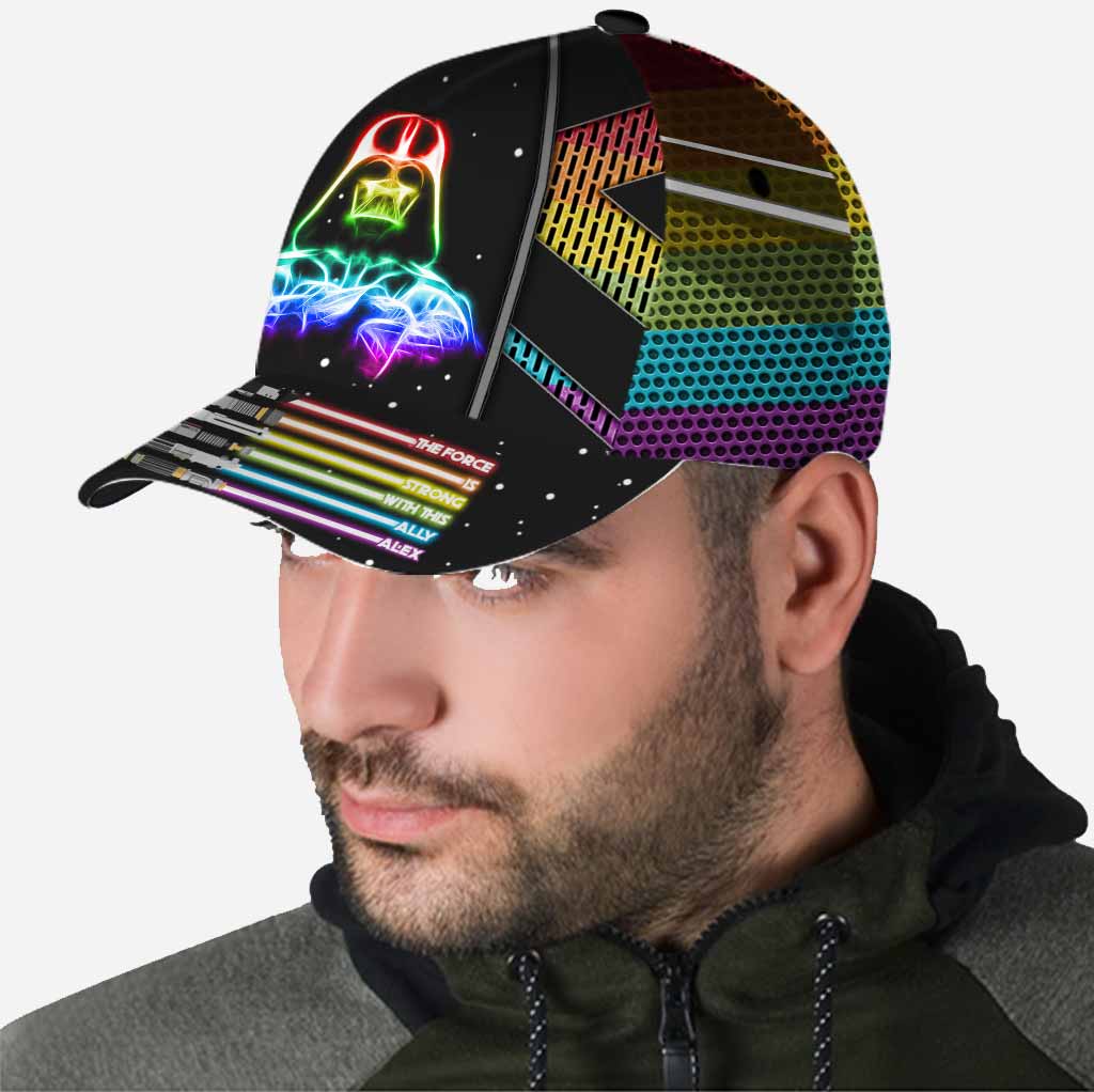 Personalized LGBT Support Cap with Custom Name - Classic Snapback Hat Classic Cap GradoCreations