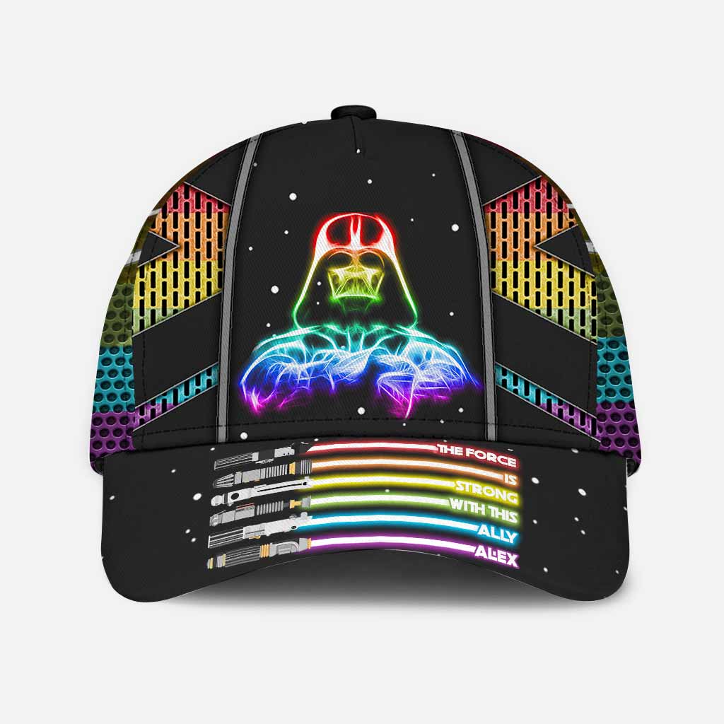 Personalized LGBT Support Cap with Custom Name - Classic Snapback Hat Classic Cap GradoCreations