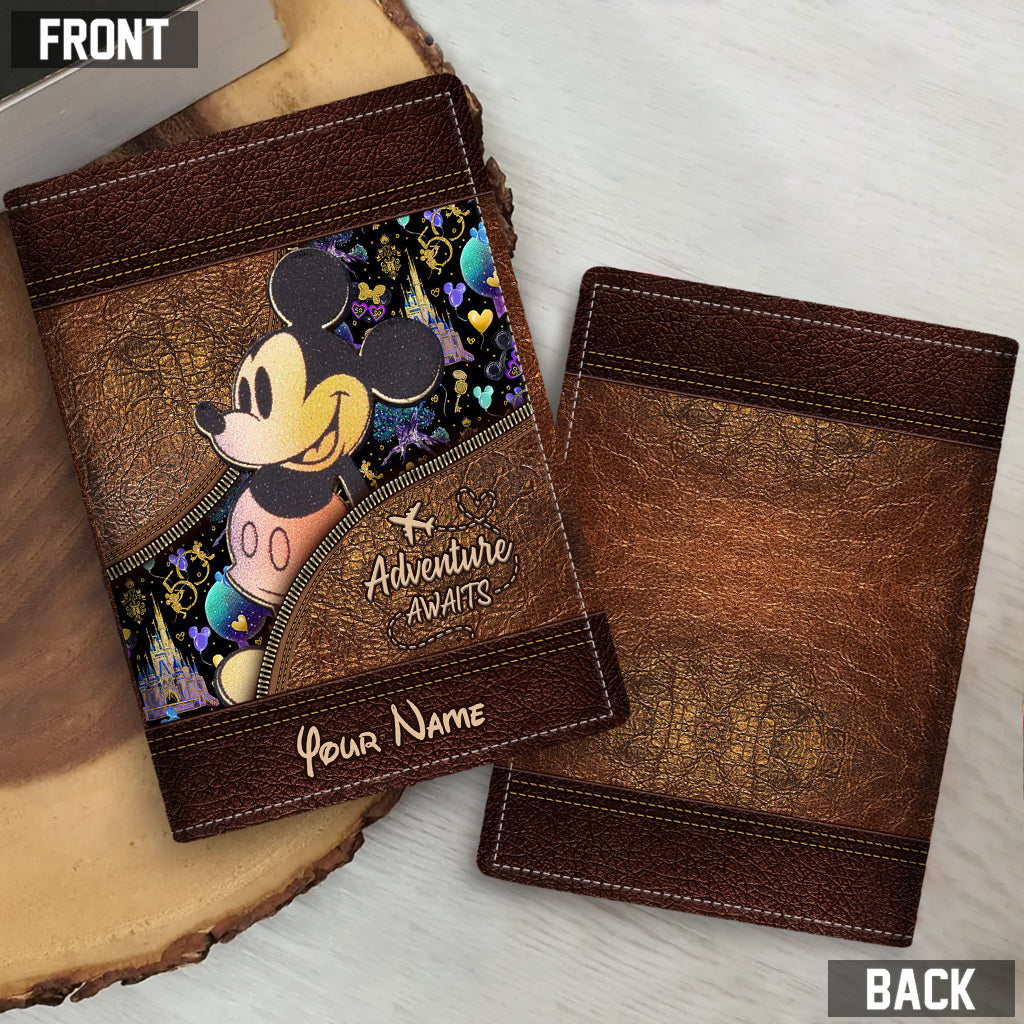 Personalized Magic Mouse Ears Passport Holder Custom Name Gift Passport Holder GradoCreations