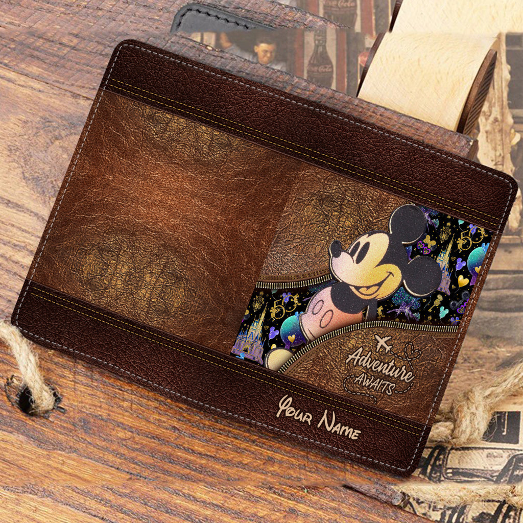 Personalized Magic Mouse Ears Passport Holder Custom Name Gift Passport Holder GradoCreations