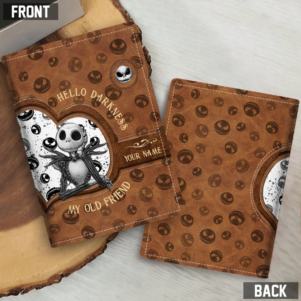Personalized Nightmare Passport Holder Custom Name Gift Passport Holder GradoCreations