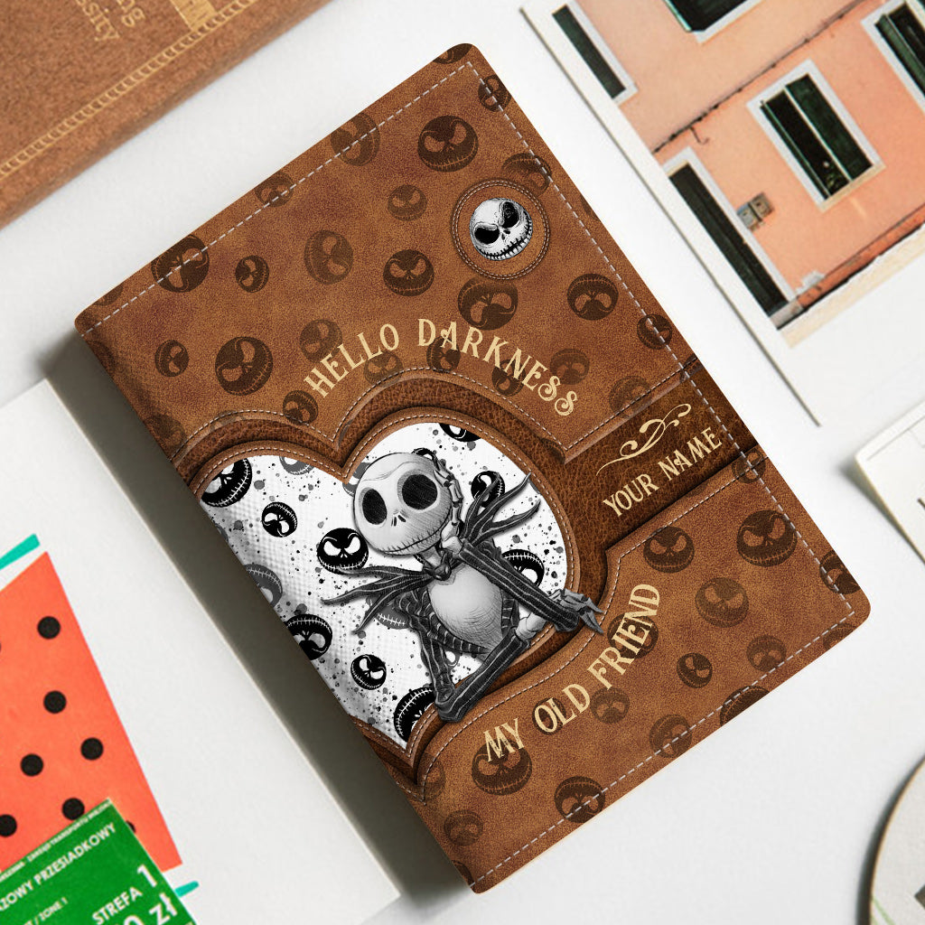 Personalized Nightmare Passport Holder Custom Name Gift Passport Holder GradoCreations