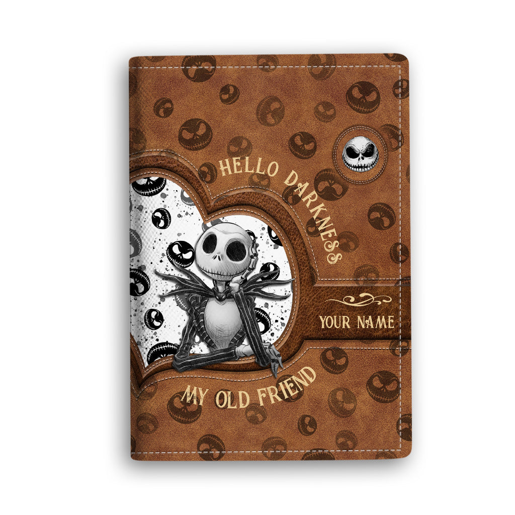 Personalized Nightmare Passport Holder Custom Name Gift Passport Holder GradoCreations