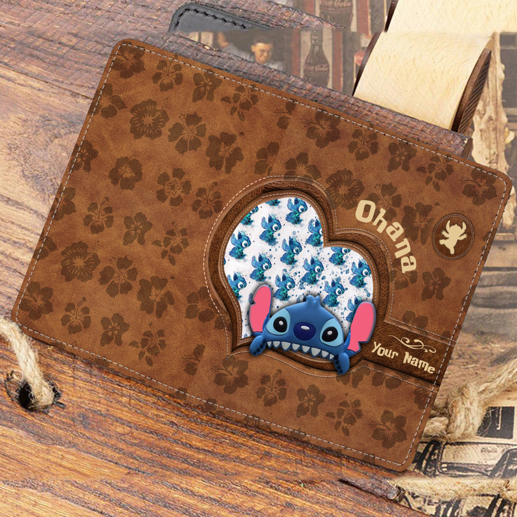 Personalized Ohana Passport Holder Custom Name Travel Gift Passport Holder GradoCreations