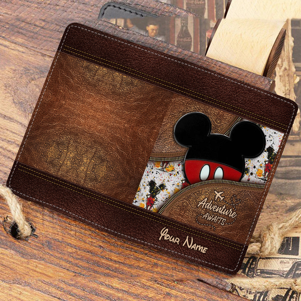 Personalized Magic Mouse Ears Passport Holder Gift for Travel Passport Holder GradoCreations