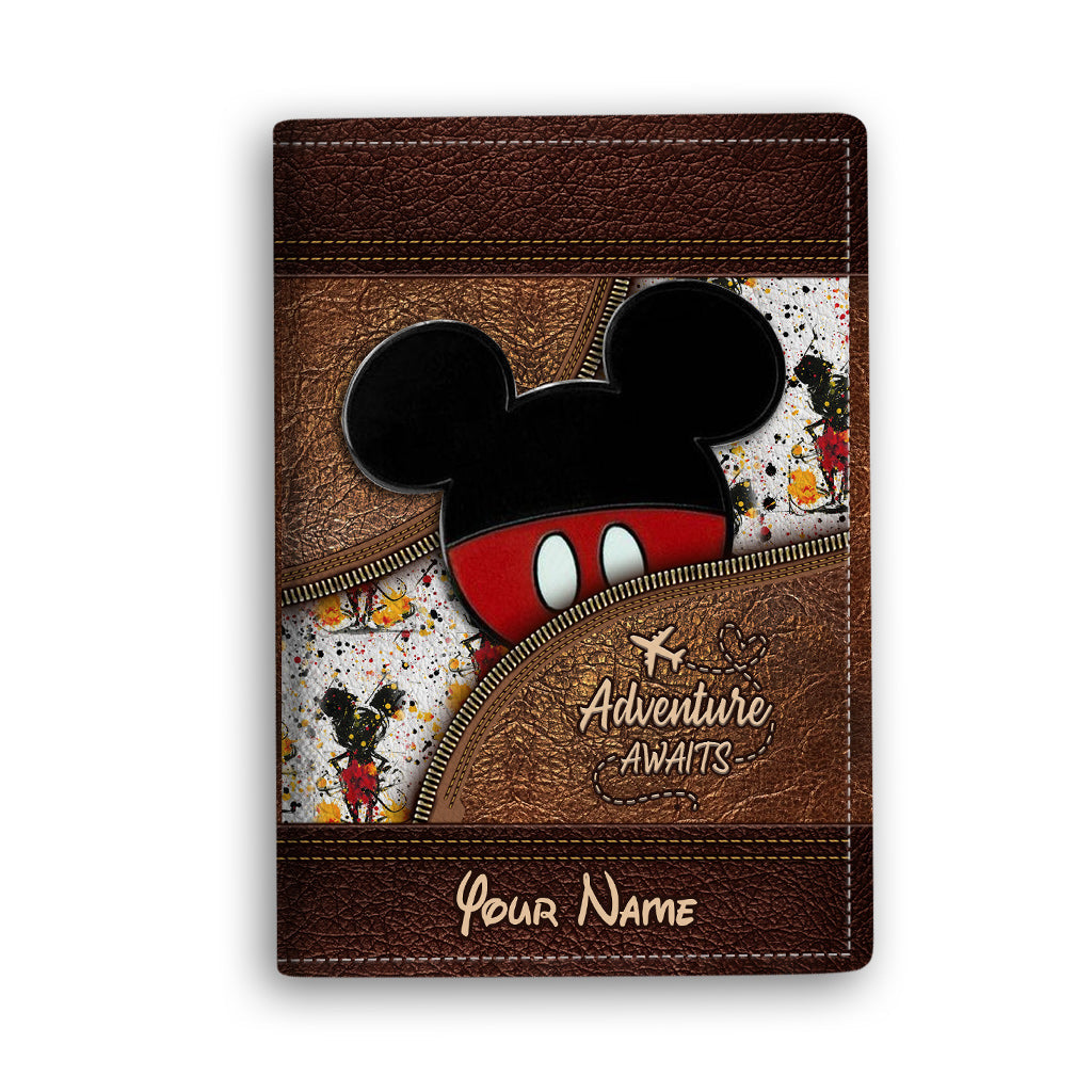 Personalized Magic Mouse Ears Passport Holder Gift for Travel Passport Holder GradoCreations