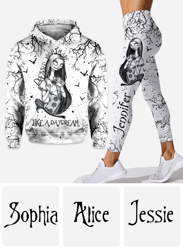 Personalized Nightmare Hoodie and Leggings Unique Gift for Her Hoodie & Leggings GradoCreations