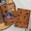 Personalized Disney Passport Holder Custom Name Travel Gift Passport Holder GradoCreations