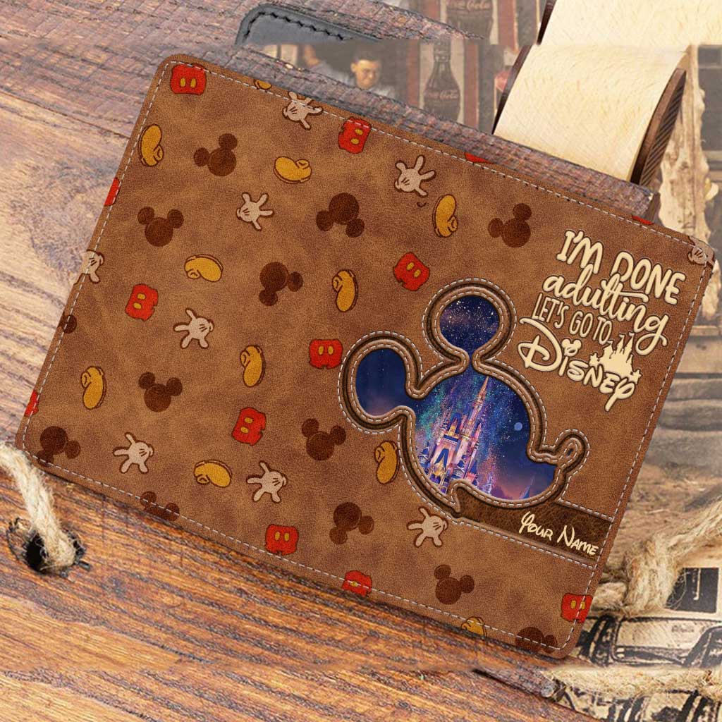Personalized Disney Passport Holder Custom Name Travel Gift Passport Holder GradoCreations