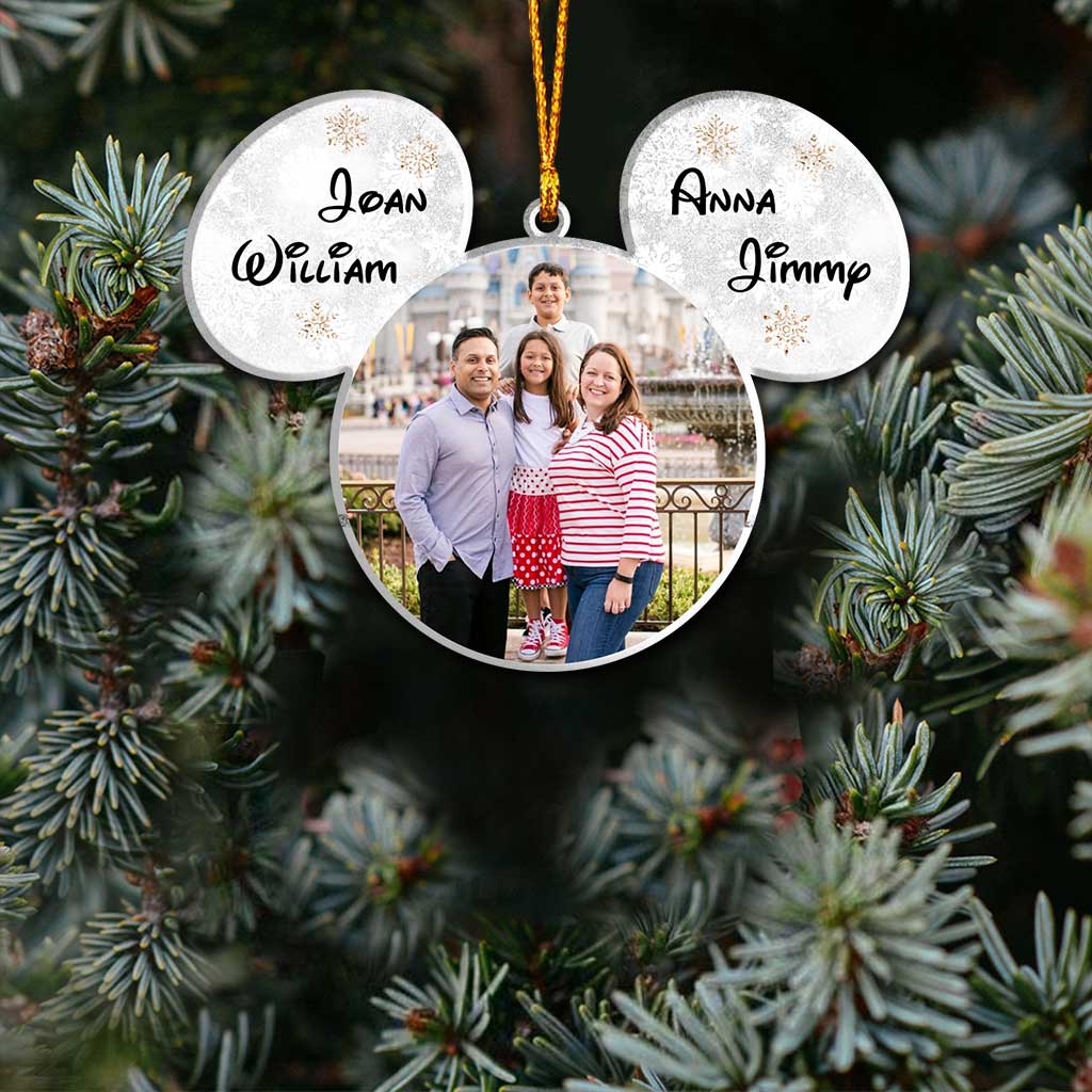 Personalized Mouse Ornament Custom Name Christmas Gift Ornament GradoCreations