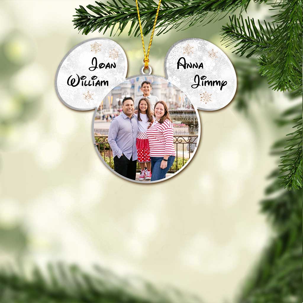 Personalized Mouse Ornament Custom Name Christmas Gift Ornament GradoCreations