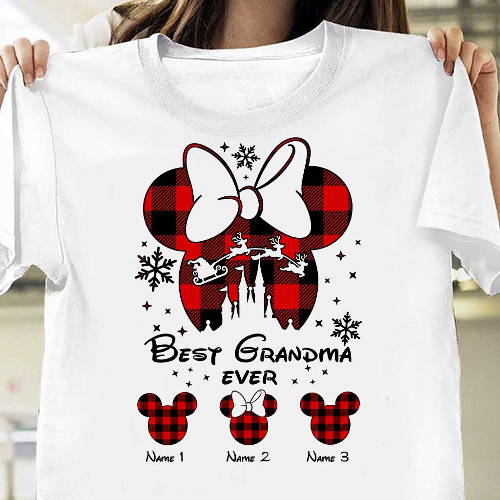 Personalized Christmas T-shirt & Hoodie Gift for Grandma T-shirt & Hoodie GradoCreations