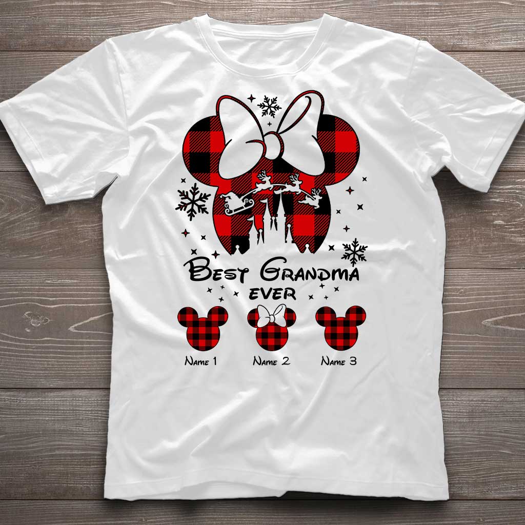Personalized Christmas T-shirt & Hoodie Gift for Grandma T-shirt & Hoodie GradoCreations