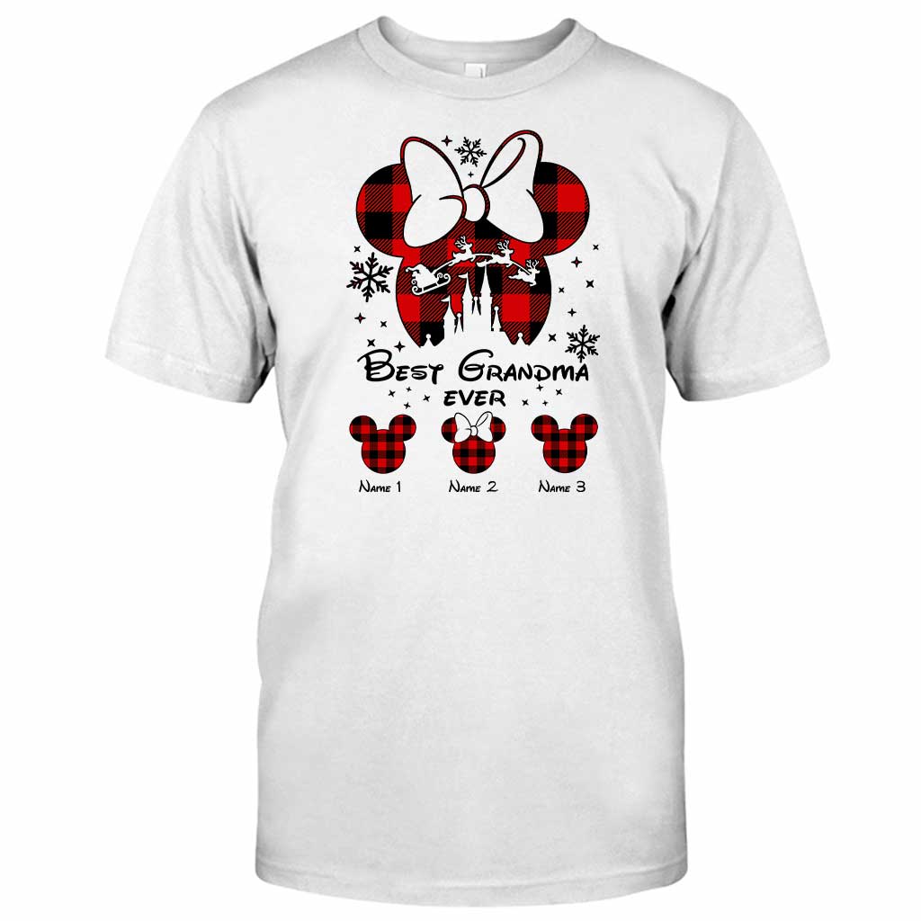 Personalized Christmas T-shirt & Hoodie Gift for Grandma T-shirt & Hoodie GradoCreations