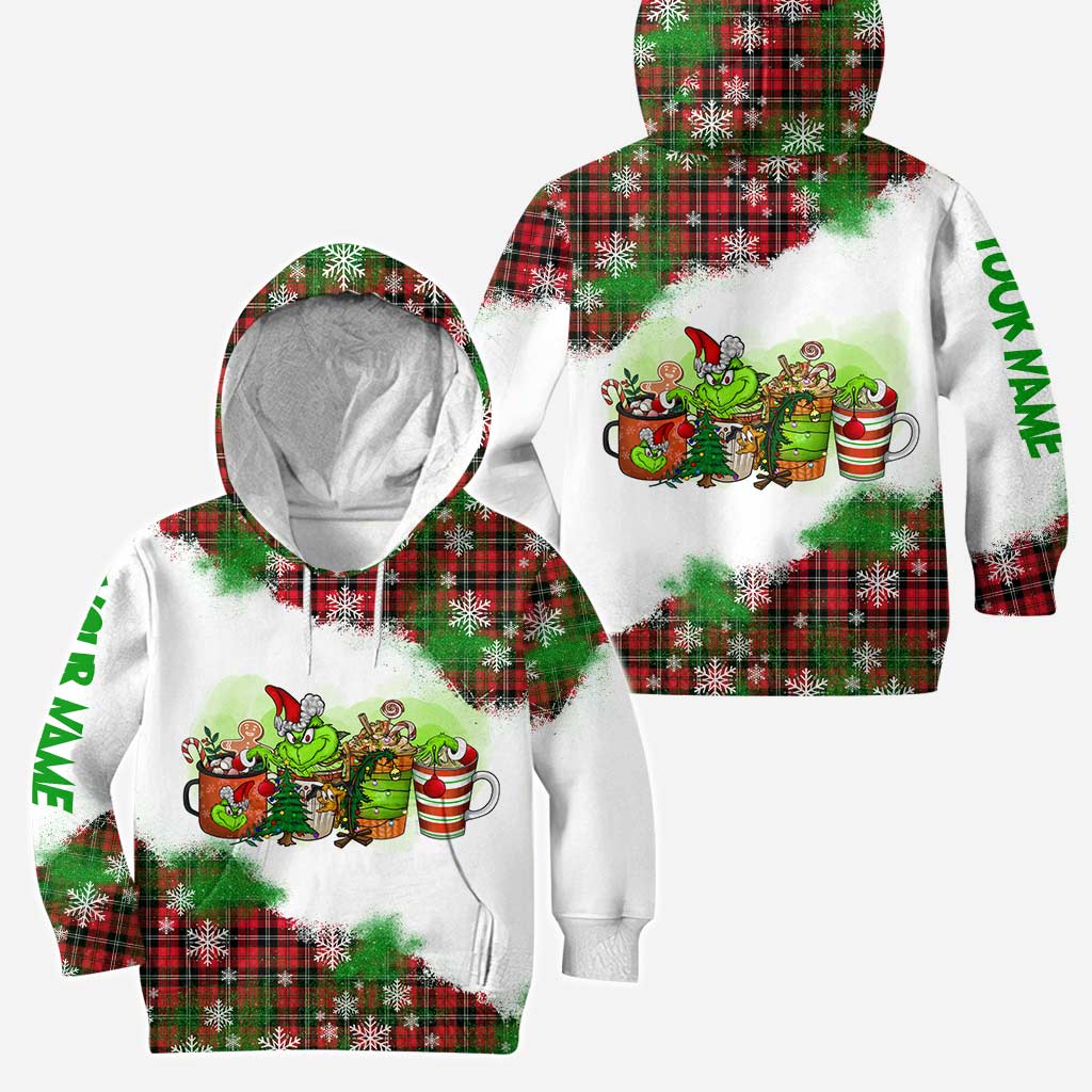 Personalized Christmas Hoodie and Leggings Set Custom Name Holiday Gift Hoodie & Leggings GradoCreations