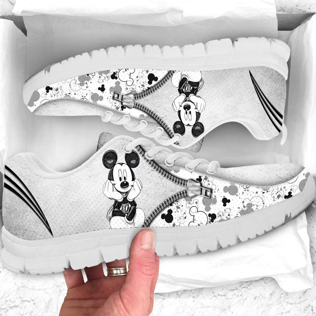 Personalized Mouse Sneakers Custom Name Gift for Kids Sneakers GradoCreations