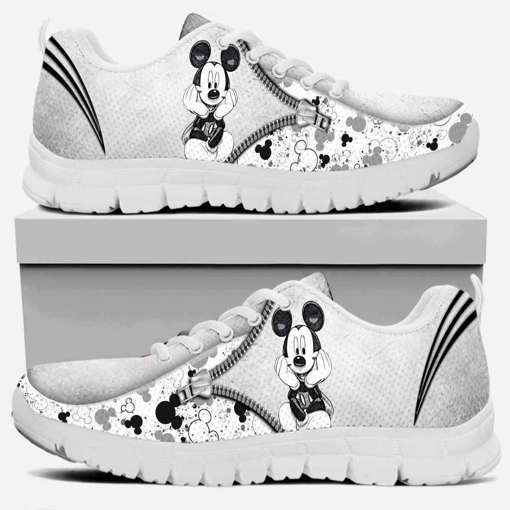 Personalized Mouse Sneakers Custom Name Gift for Kids Sneakers GradoCreations