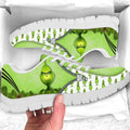 Personalized Grinch Christmas Sneakers Custom Name Gift Sneakers GradoCreations