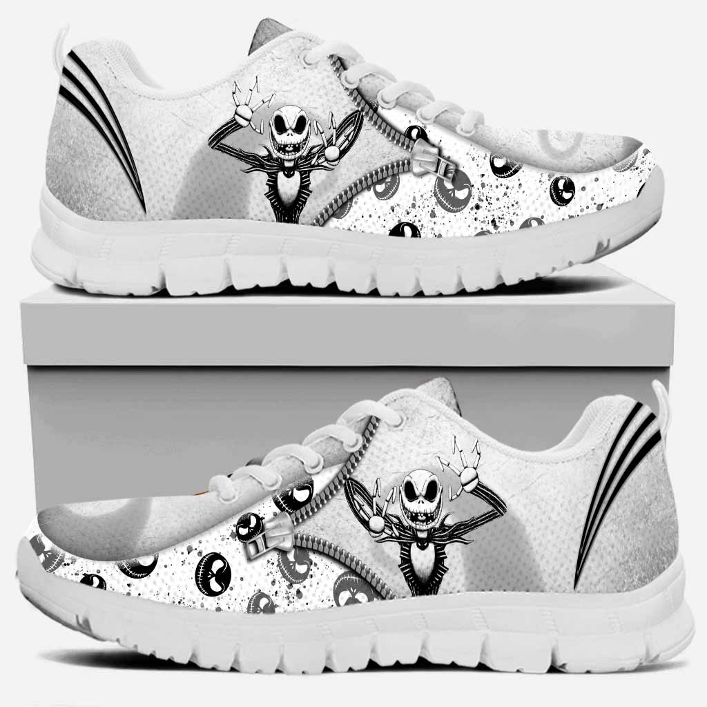 Personalized Nightmare Sneakers Custom Design Halloween Gift Sneakers GradoCreations