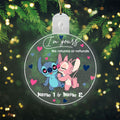 Personalized LED Acrylic Ornament Custom Name Christmas Gift Led Acrylic Ornament GradoCreations