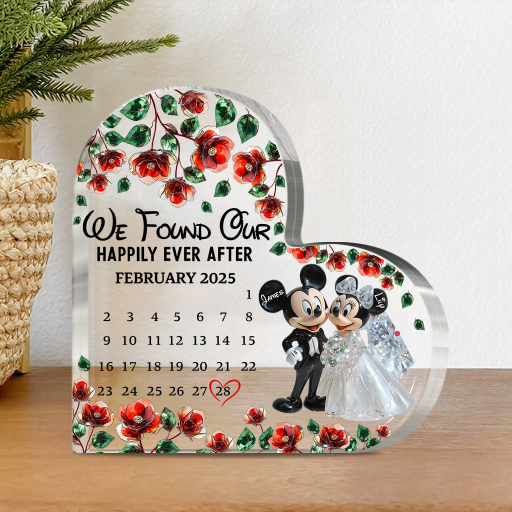 Personalized Acrylic Plaque with Custom Names and Date Gift Custom Shaped Acrylic Plaque GradoCreations