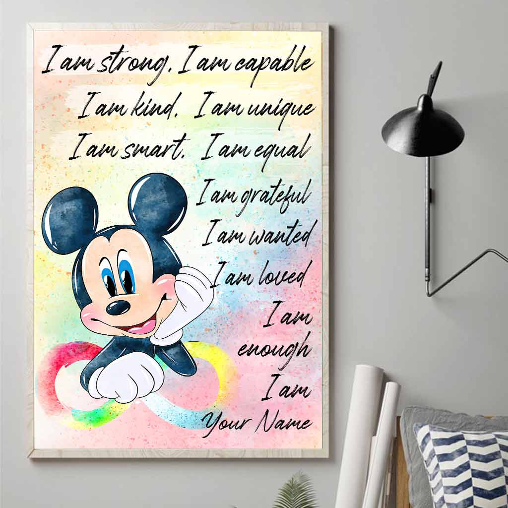Personalized Autism Awareness Poster with Inspirational Quotes for Kids Canvas and Poster GradoCreations