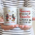 Personalized Couple Mug with Names - Perfect Engagement Gift Mug GradoCreations