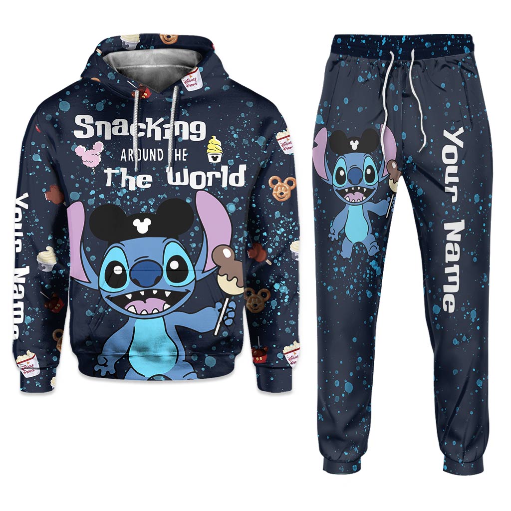 Personalized Ohana Hoodie and Sweatpants Custom Name Gift Hoodie & Sweatpants GradoCreations
