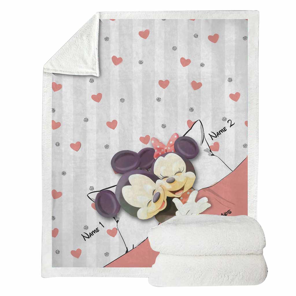 Personalized Couple Blanket I Promise To Always Be By Your Side Gift Blanket GradoCreations