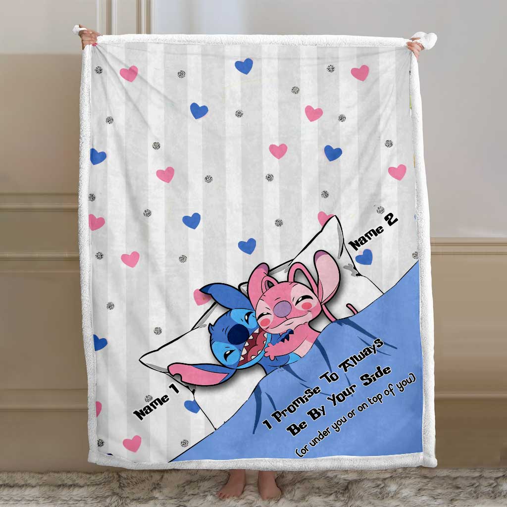 Personalized Couple Ohana Blanket Custom Names Gift for Anniversary Blanket GradoCreations