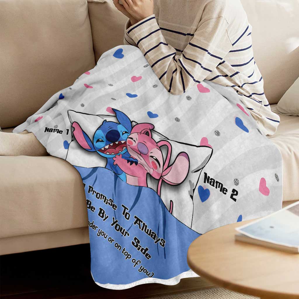 Personalized Couple Ohana Blanket Custom Names Gift for Anniversary Blanket GradoCreations