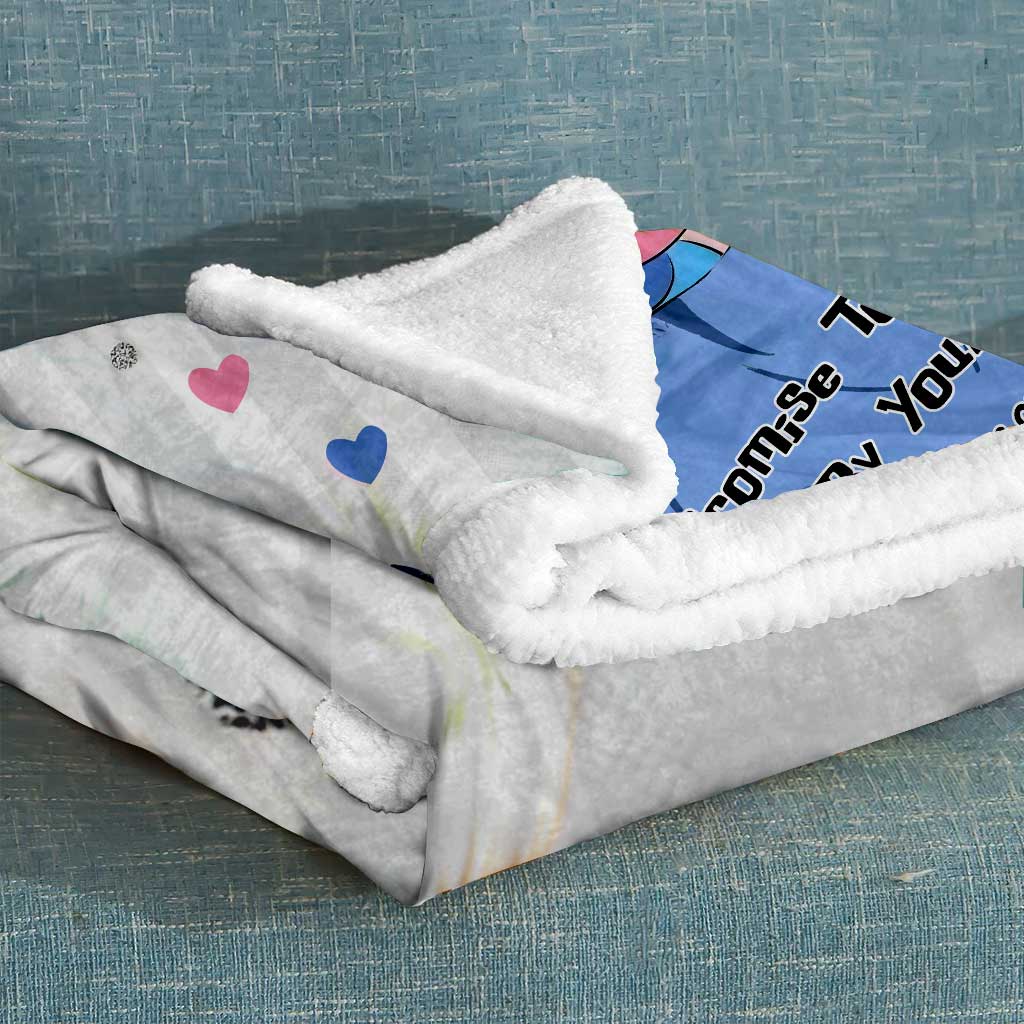 Personalized Couple Ohana Blanket Custom Names Gift for Anniversary Blanket GradoCreations