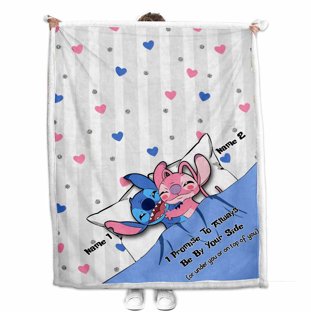 Personalized Couple Ohana Blanket Custom Names Gift for Anniversary Blanket GradoCreations