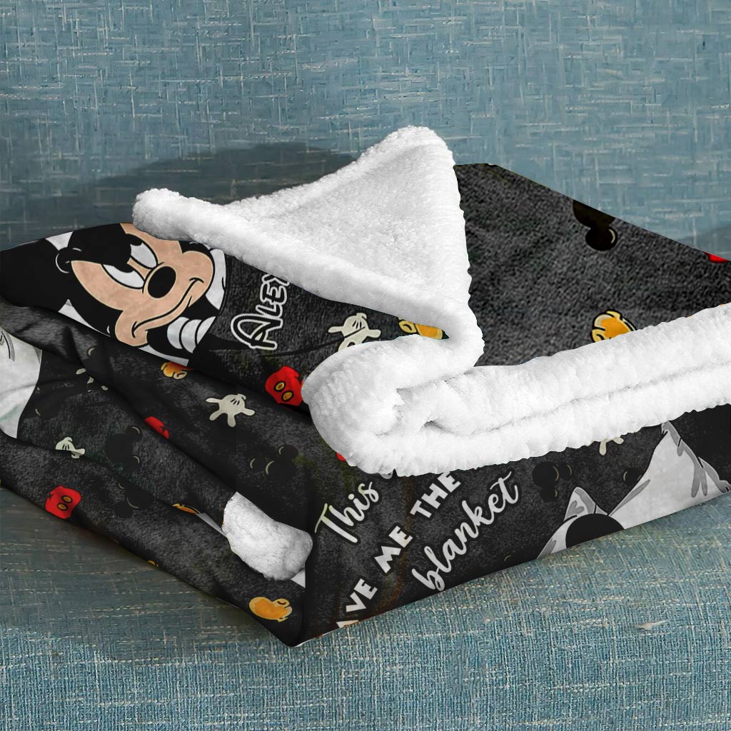 Personalized Leave Me Alone Blanket Custom Name Gift for Kids Blanket GradoCreations