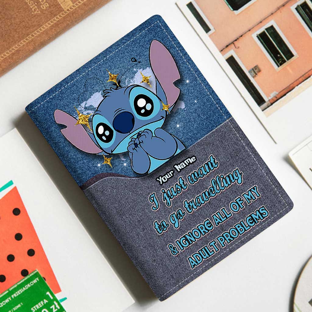 Personalized Ohana Passport Holder Custom Name Travel Gift Passport Holder GradoCreations