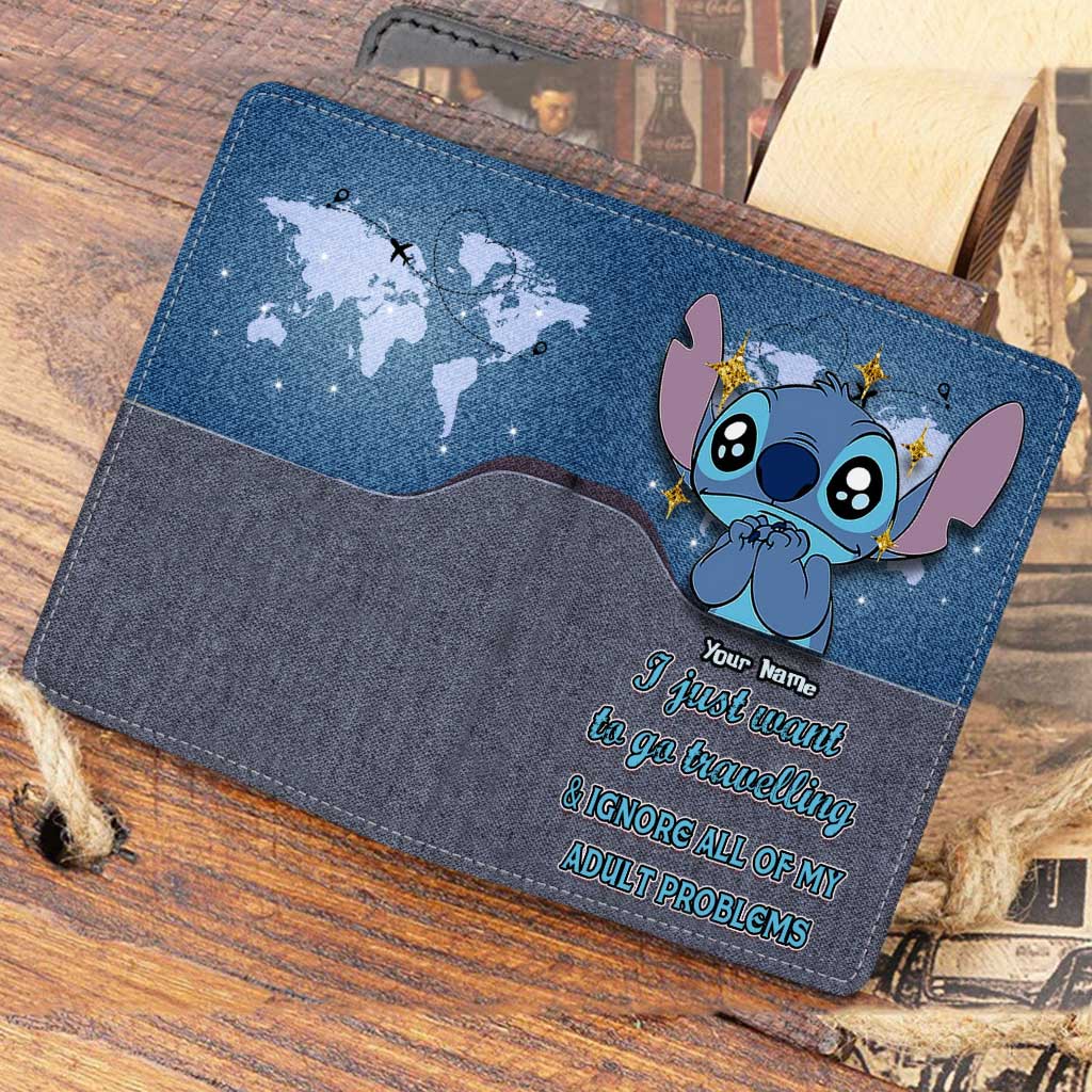 Personalized Ohana Passport Holder Custom Name Travel Gift Passport Holder GradoCreations