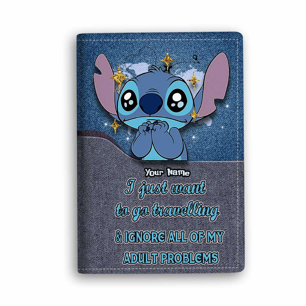 Personalized Ohana Passport Holder Custom Name Travel Gift Passport Holder GradoCreations