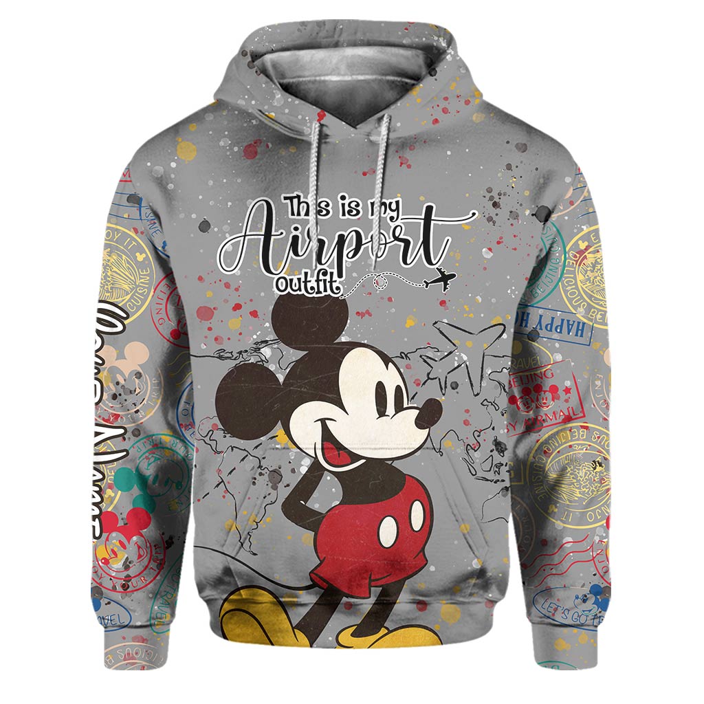 Personalized Mickey Mouse Hoodie & Sweatpants Outfit for Kids Hoodie & Sweatpants GradoCreations