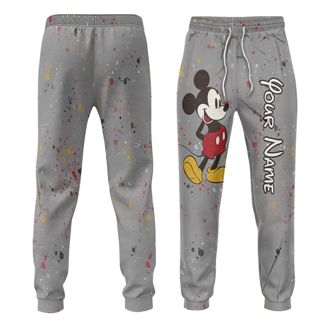 Personalized Mickey Mouse Hoodie & Sweatpants Outfit for Kids Hoodie & Sweatpants GradoCreations